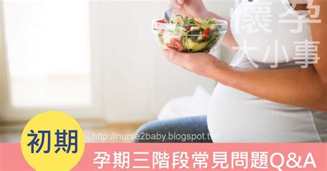 孕婦 注意|初期、中期、後期一次解惑！懷孕三階段45個常見問題